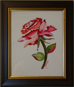 P_3007 - Painting - Rose