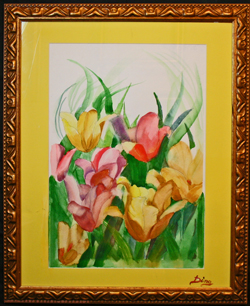 P_4137 - Painting - Tulips