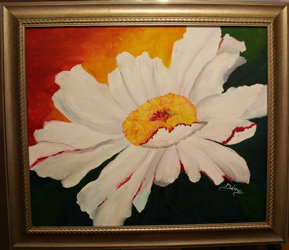 P_4460 - Painting - White Daisy